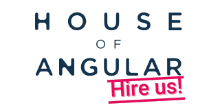 House of Angular Logo - Hire us for your project!